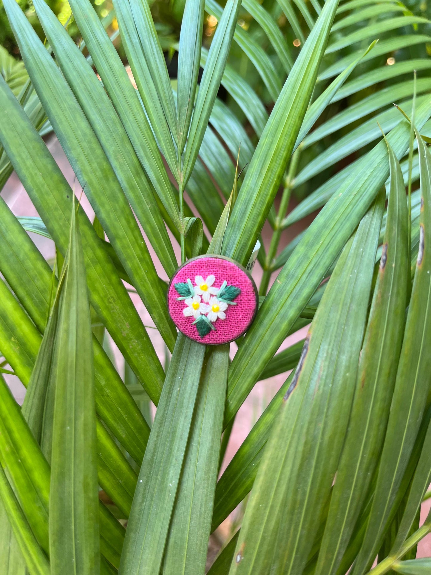 Pink Flower Ring