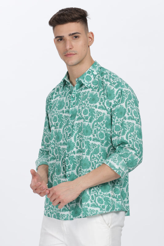 Green Bloom Shirt