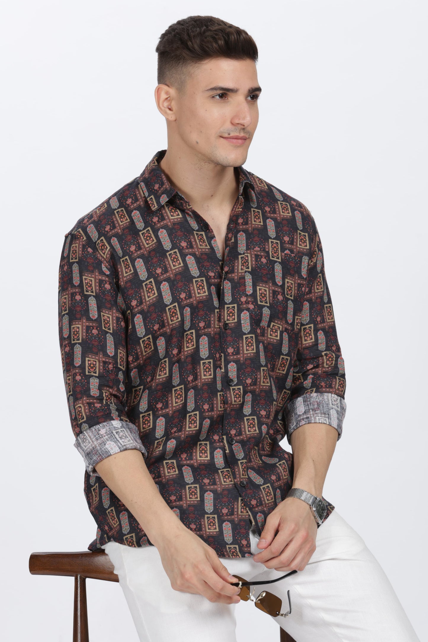 Patterned Charm Shirt