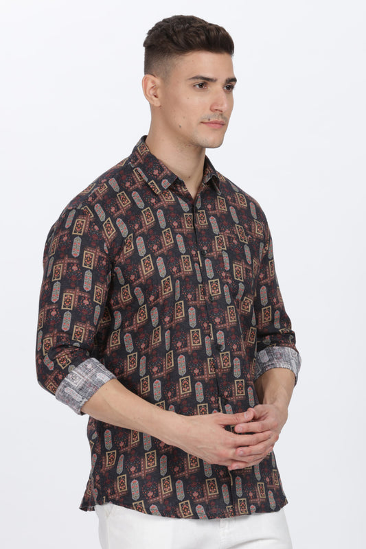 Patterned Charm Shirt