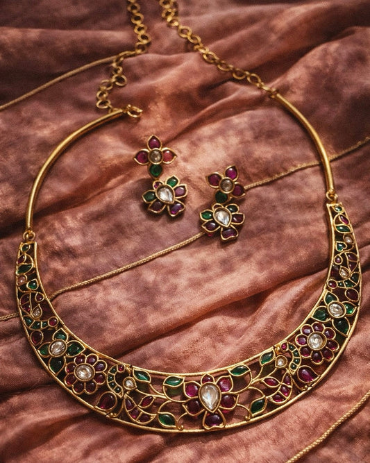 Vine of gems | Antique Heritage Inspired Kemp Choker Set