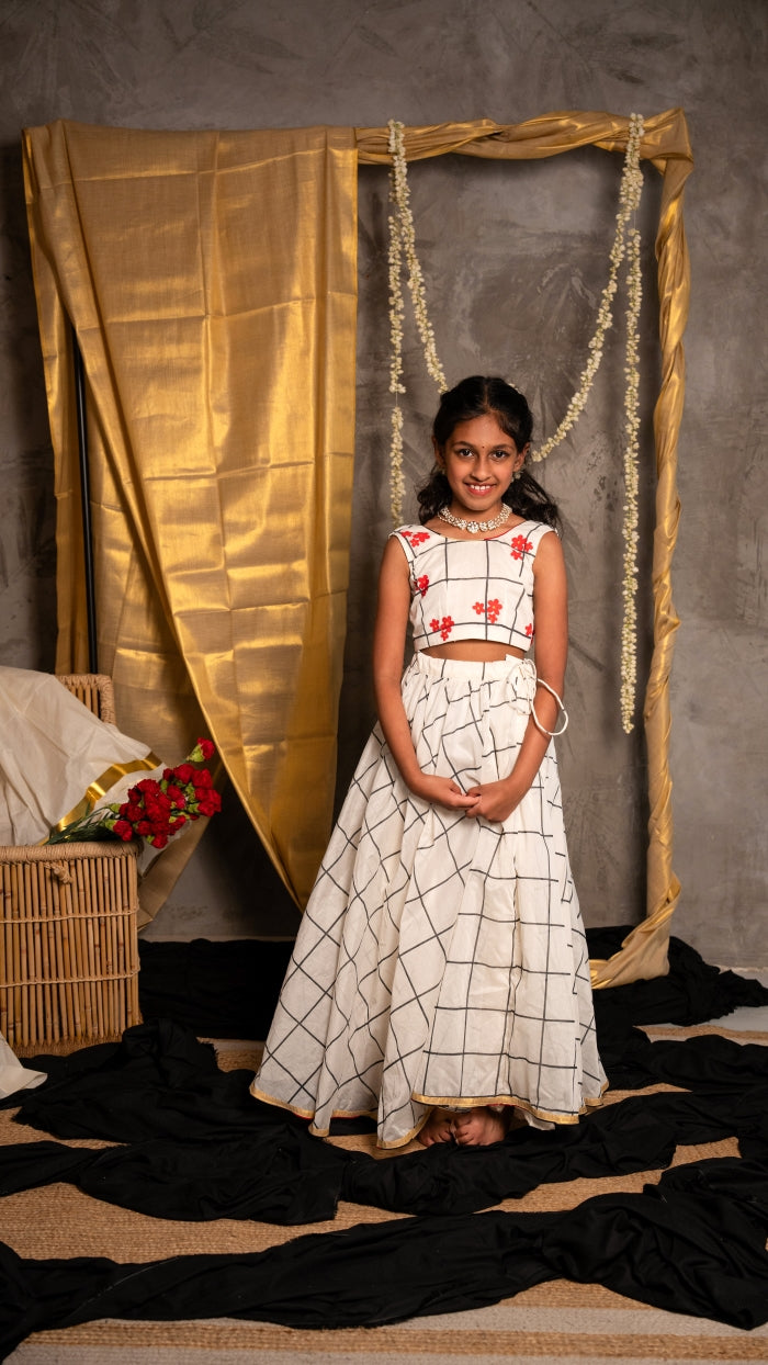 Kattam Skirt & Top Set | Mathangi Collection – view 2