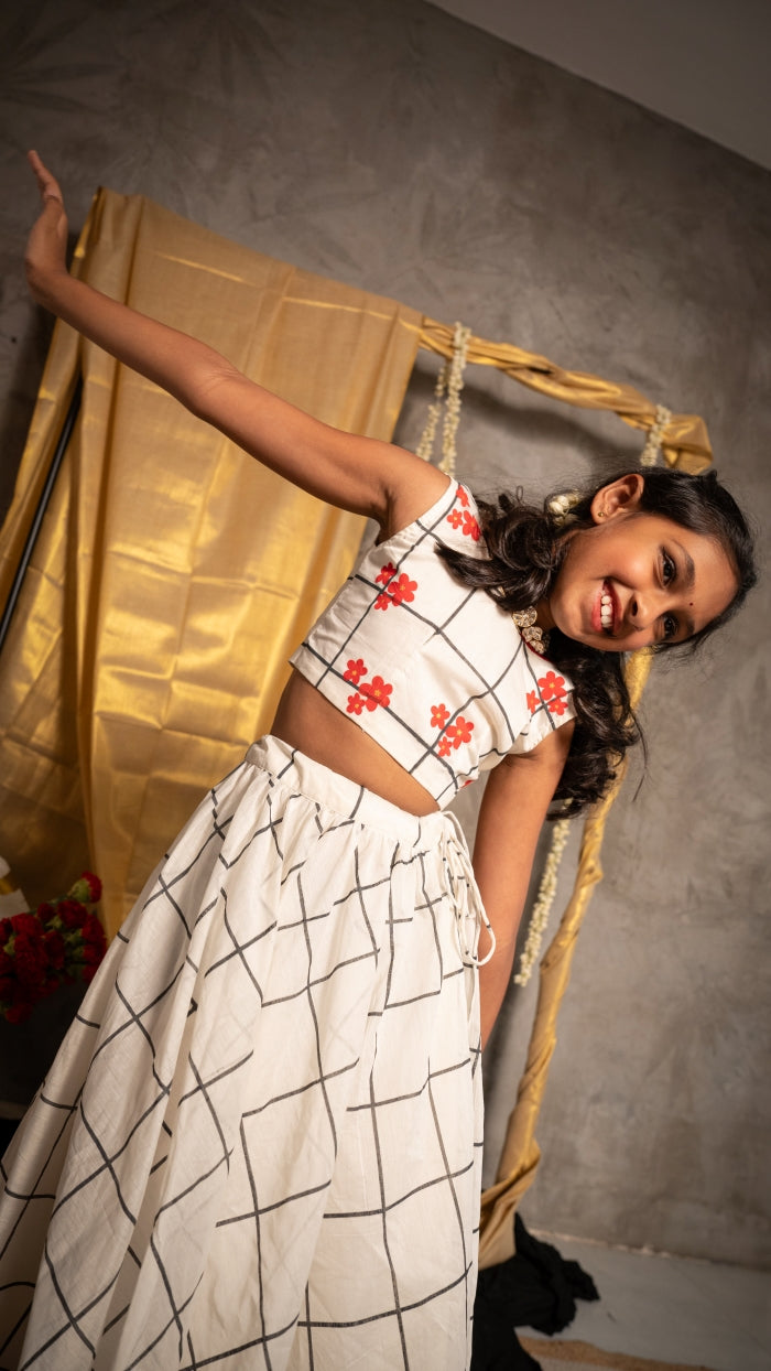 Kattam Skirt & Top Set | Mathangi Collection – view 3