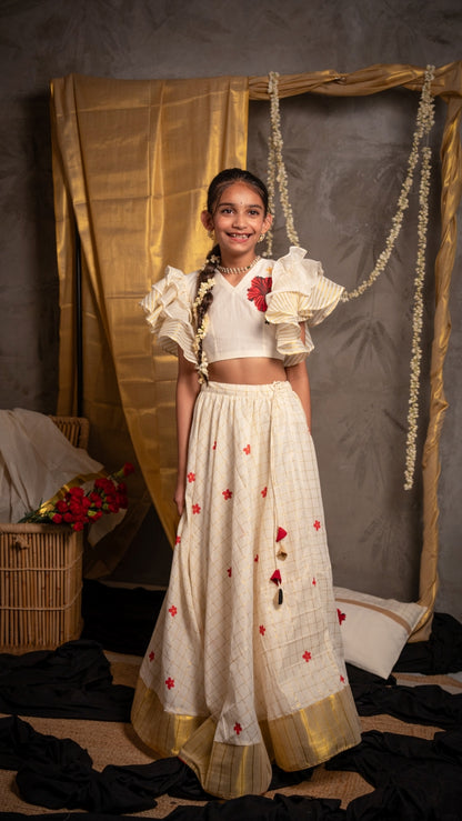 Mathangi Skirt & Top for Girls | Mathangi Collection