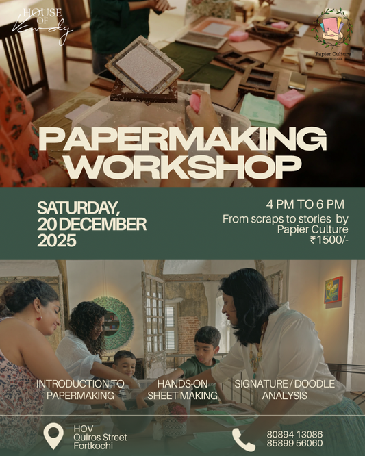 PAPERMAKING WORKSHOP