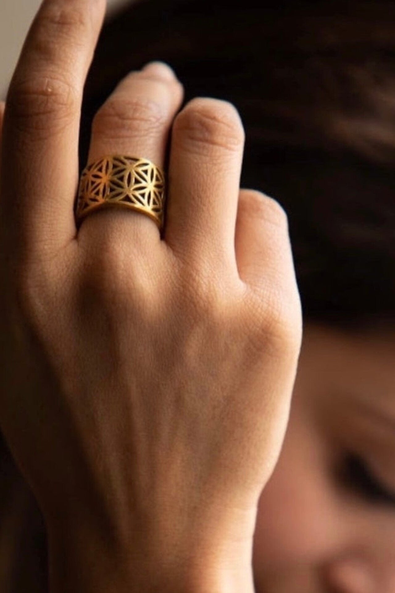 Flower of life Ring