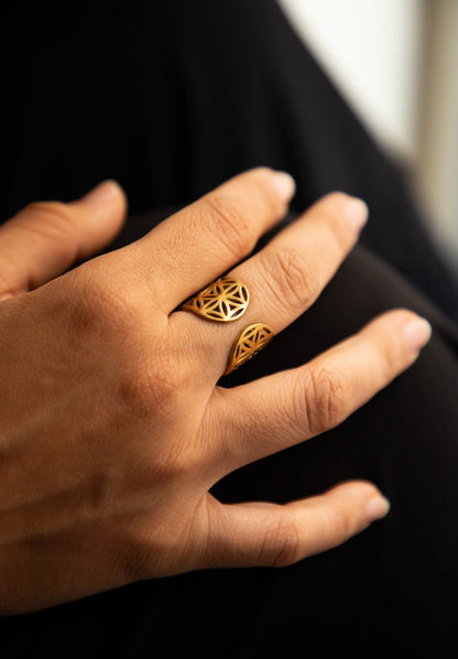 Flower of life Ring