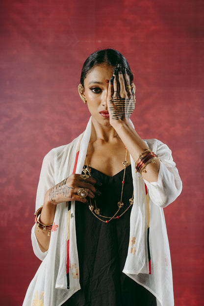Shwetham Overlay | Mathangi Collection