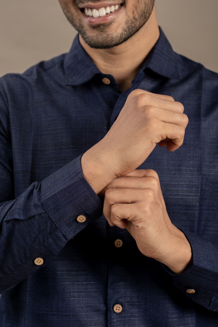CASINO BLUE SHIRT