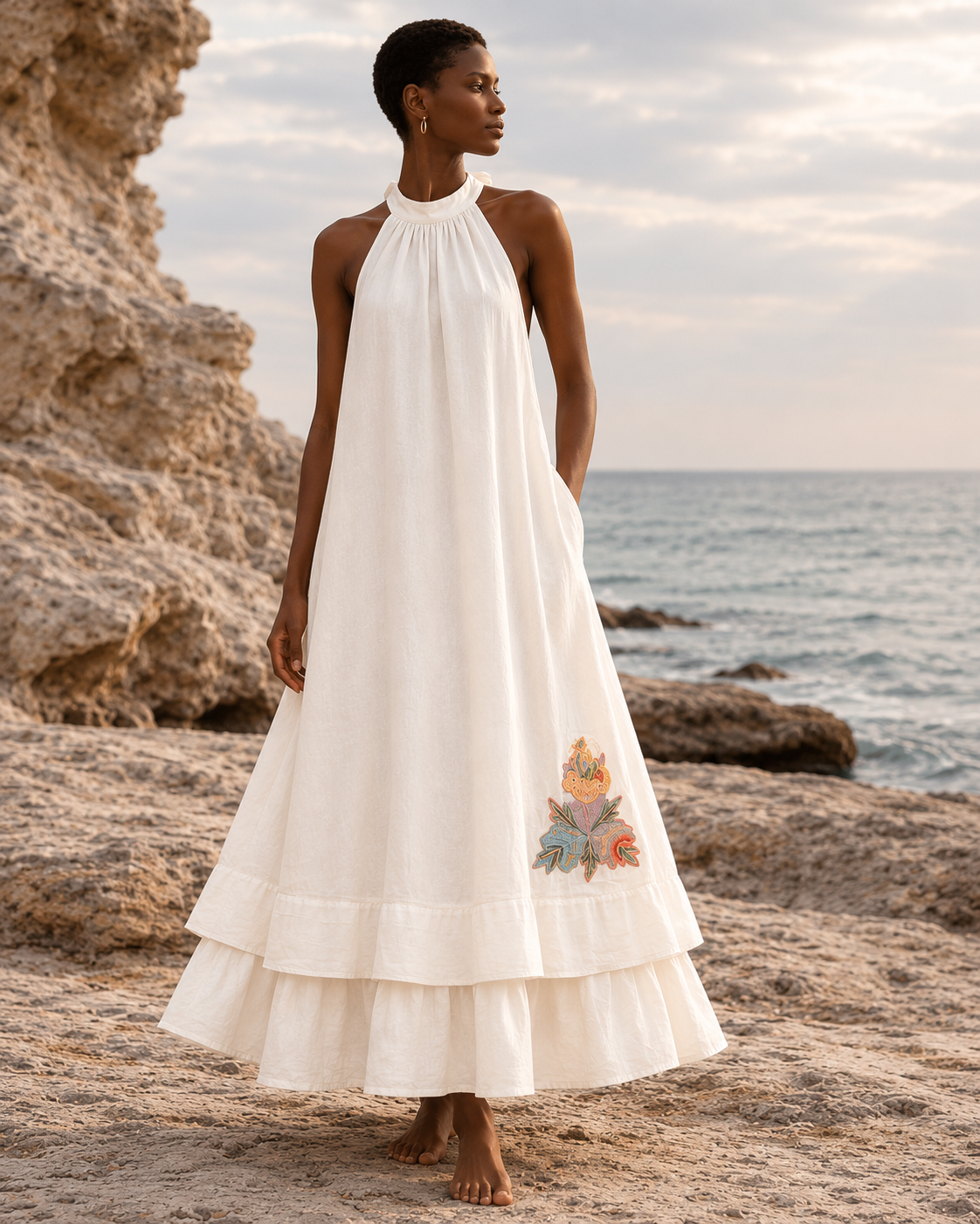 Sassandra Embroidered Dress