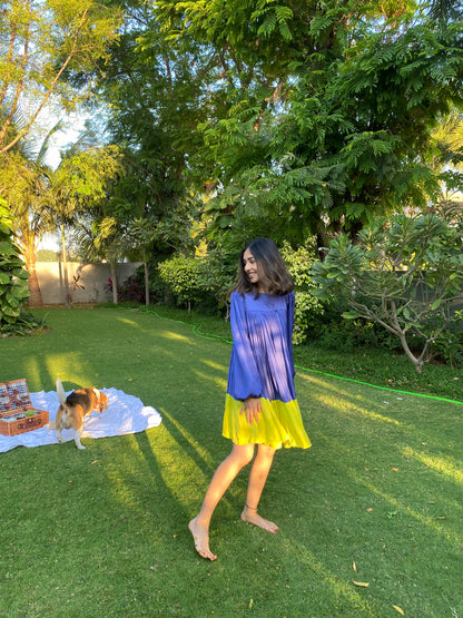 The Azure Breeze Tiered Dress