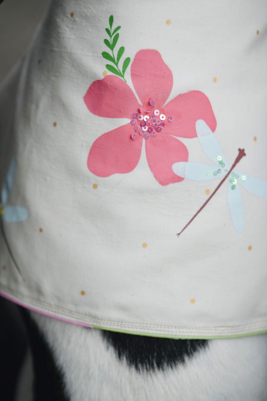 Manjari Pet Dress | Onam Screen-Print Pet Wear