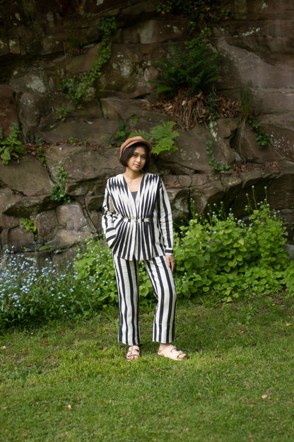 The Florance Top | Black Striped Layering Essential