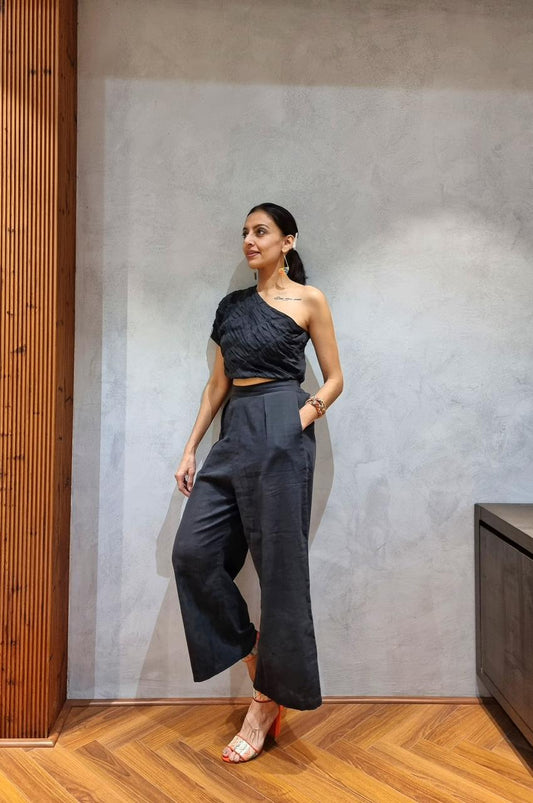 One Shoulder Pant Set