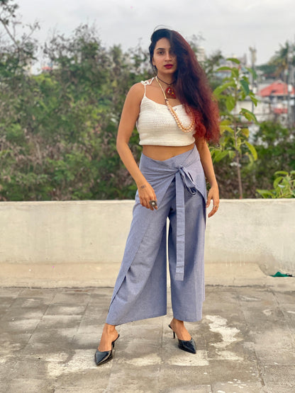 WRAP PANT ASH