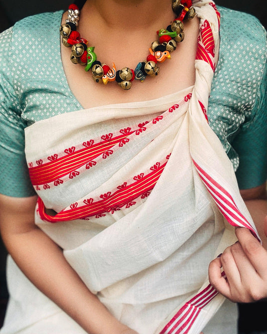 THEYYAM SERIES- CHILANKA MAALA| HANDCRAFTED STATEMENT SET