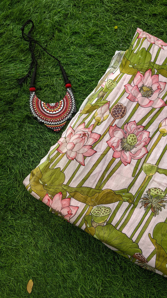 KAMALAM PRINTED UNSTITCHED FABRIC