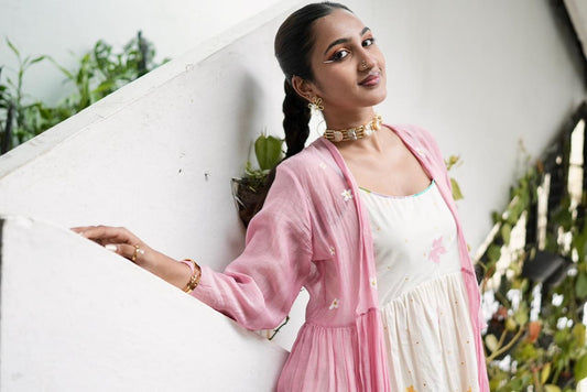 KUTTY POOVU DRESS & OVERLAY