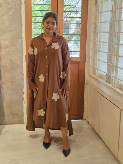 FRAY AND FLOWER | SHIRT DRESS