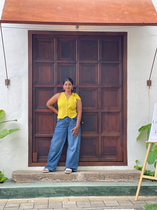 SUNSHINE WAIST COAT TOP