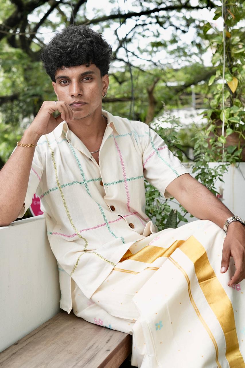 The Manjari Shirt | Onam Festive Edition