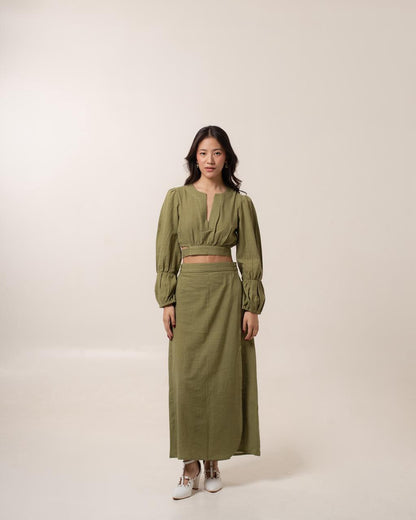 Olive Muse Co-Ord Set