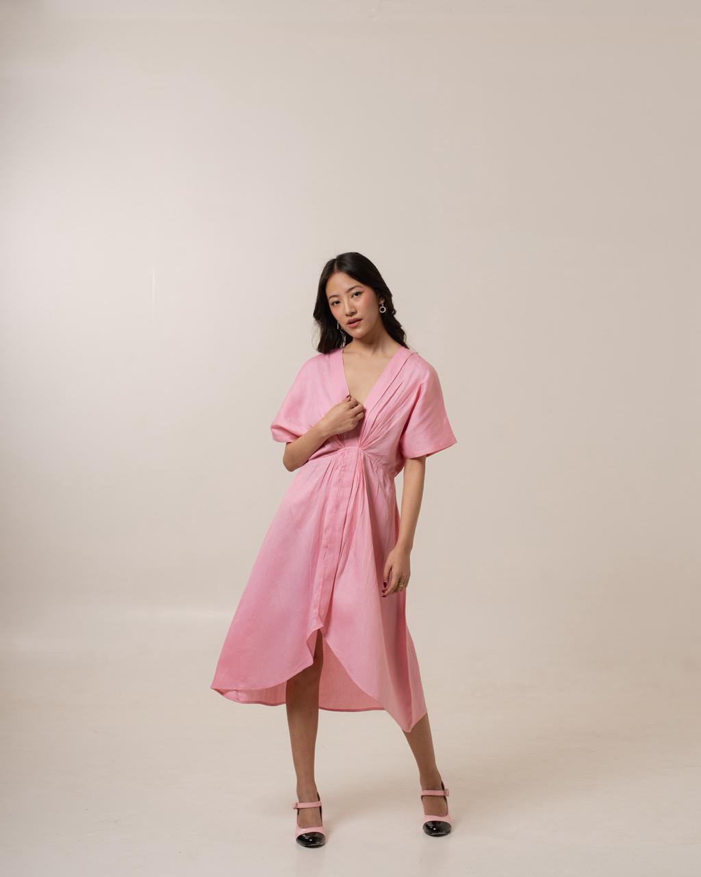 Blush Pink Flowy Dress