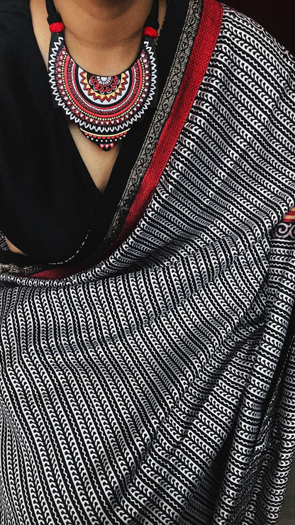 THEYYAM SERIES- DAIVA HAARAM| HANDCRAFTED STATEMENT SET