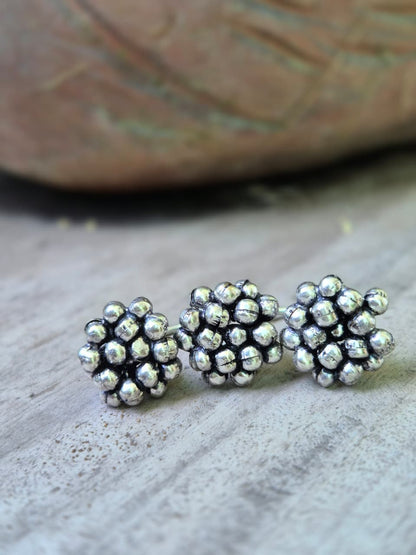 TRIPLE SILVER GHUNGROO | STATEMENT RING