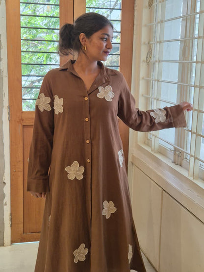 FRAY AND FLOWER | SHIRT DRESS