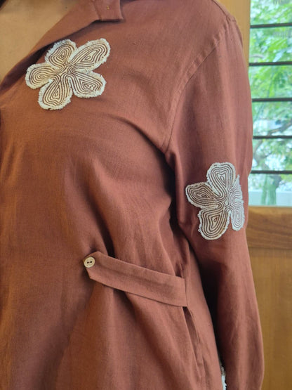 FRINGE FLOWER | SHIRT & SHORTS