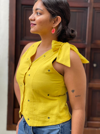 SUNSHINE WAIST COAT TOP