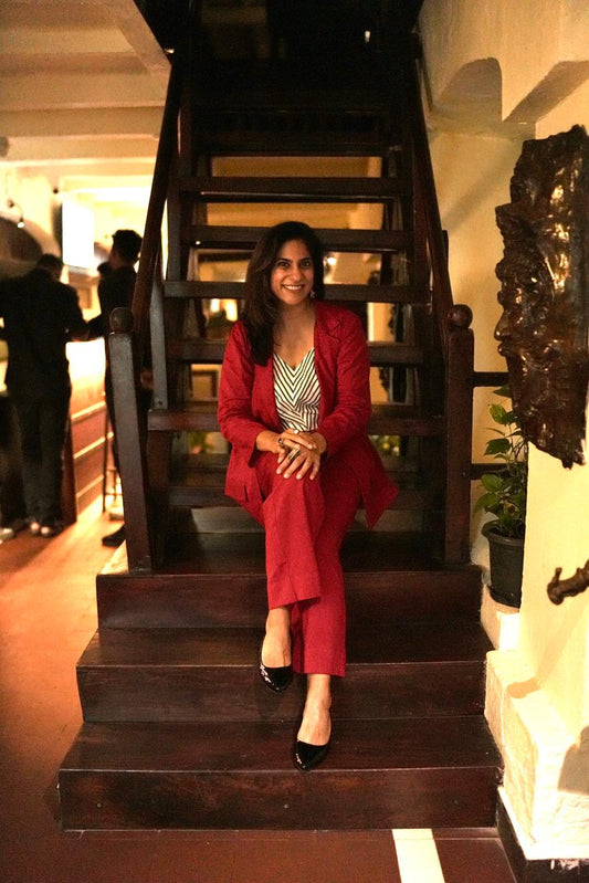 The Scarlet Power Set | 3-Piece Festive Suit