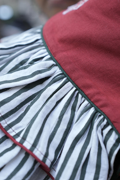 LAYERED FRILLED DRESS