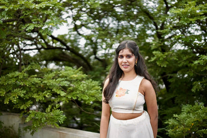 The Manjari Skirt & Top | Onam Festive Ensemble