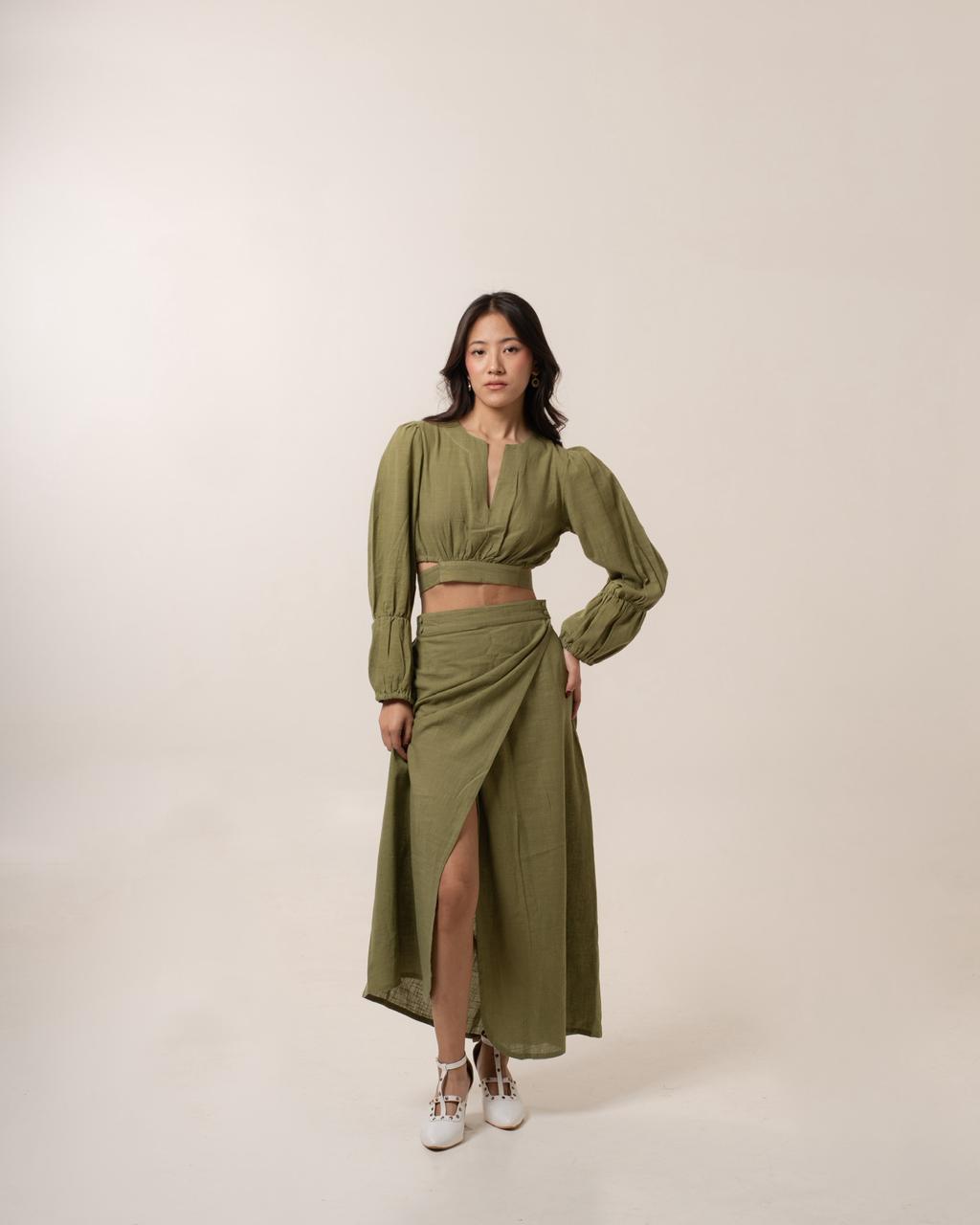 Olive Muse Co-Ord Set