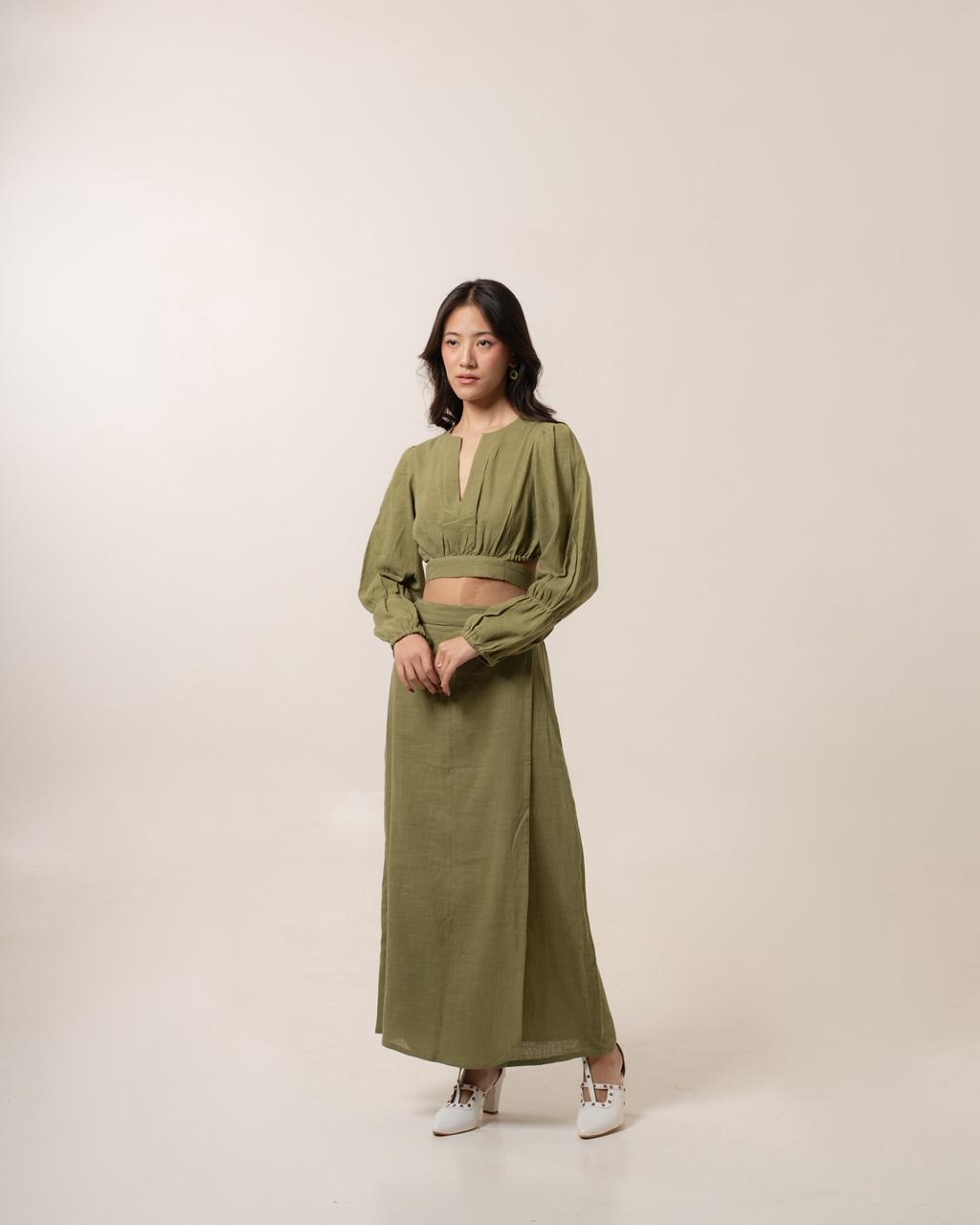 Olive Muse Co-Ord Set