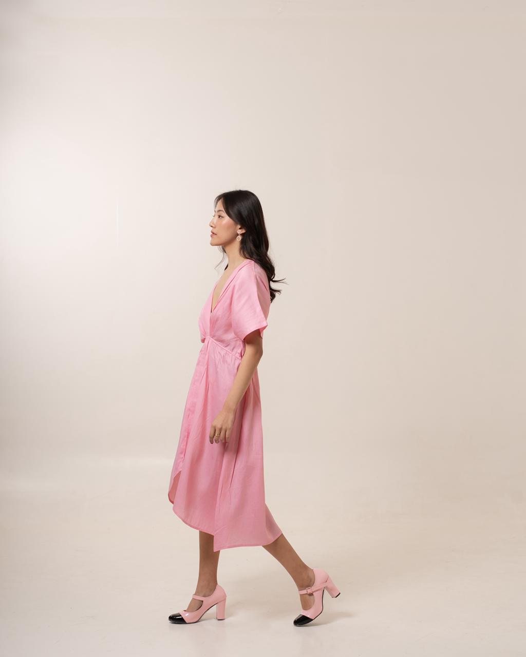 Blush Pink Flowy Dress