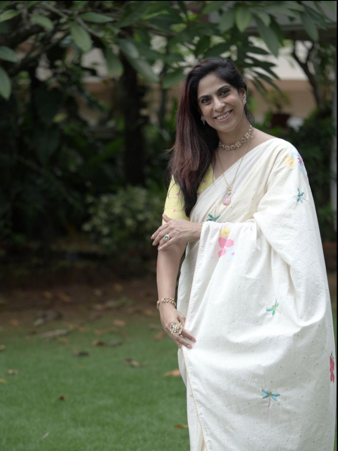 Manjari Screen-Print Saree | Mul Cotton Onam Saree