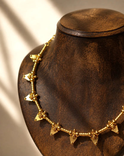 Thalichaarthu Heritage Gold-Plated Choker
