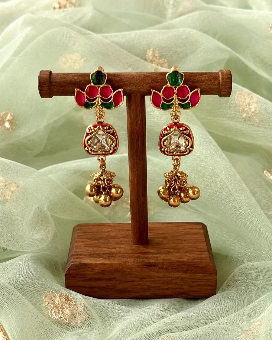 Bold Antique Hasli | Peacock Kemp & Kundan Choker Set
