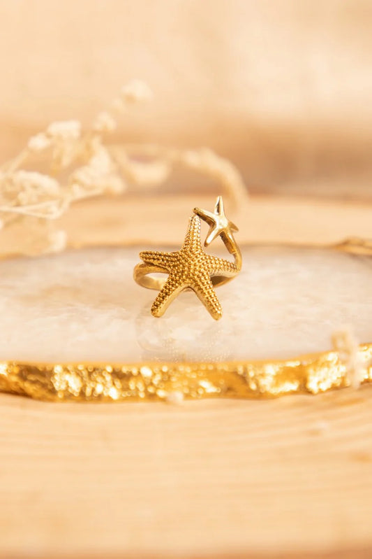 Star Fish Adjustable Ring